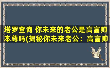 塔罗查询 你未来的老公是高富帅本尊吗(揭秘你未来老公：高富帅本尊？塔罗解析告诉你！)